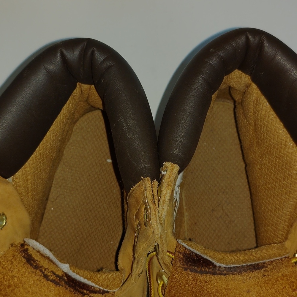 Timberland Kids Wheat/Tan Lace-Up Work Boots - Picture 9 of 9
